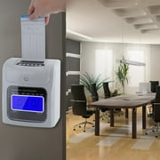 LCD Employee Attendance Clock Checking Machine Electronic Time Recorder