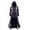 Purple, variant on YUEJUIR Womens Cape Hooded Cardigans Cloak Long Solid Open Front Poncho Outwear(Purple,XL)