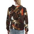 thumbnail image 7 of Honeii Medieval Knight Dog Pattern Womens Oversized Hoodies Long Sleeve Sweatshirts Pullover Fall Outfits with Pocket-Large, 7 of 7