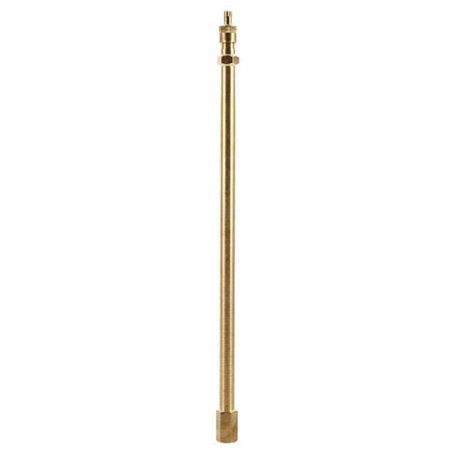 Extensor de válvula de neumático de 200 mm, extensor de adaptador de extensión de neumático de latón para extensor de válvula de inflado
