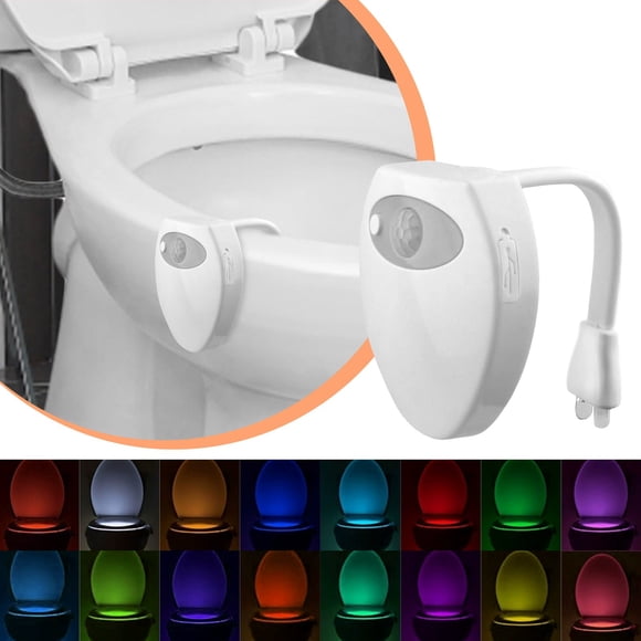 Motion Sensor Night Light Automatic LED Bathroom Bowl Lamp For Navigation Nightlight for for Living Room Stuff for Room Lights Cool Night Lights for Girls Motion Lamps for Living Room Cute Things for