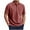 Red, variant on RRMuAzgs Men's Corduroy Collared Pullover Tops Short Sleeve Casual Tee Shirts Summer Loose Fit 3 Button T-shirts