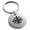Silver, variant on Stainless Steel Aztec Unity Rune Engraved Small Medallion Circle Charm Keychain Keyring