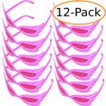 thumbnail image 1 of Pink Cateye Novelty Party Sunglasses Photo Booth Prop Party Favors (12ct), 1 of 1