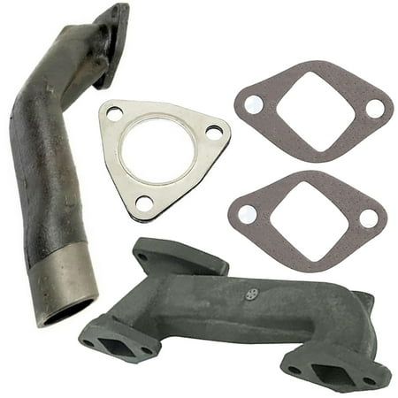 Four Manifolds - 736218M1 Exhaust Manifold Kit Massey Ferguson 4 Cyl Diesel 165 30 3165