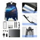 thumbnail image 4 of Disketp Moonlit Blue Wolf Mochila Ligera Clásica con Múltiples Bolsillos, Mochila Casual para Hombre y Mujer, Ideal para Escuela, Trabajo y Viajes, 4 of 6