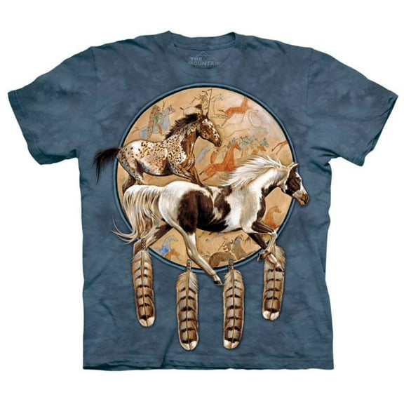 Grey 100% Cotton Soquili Shield Realistic Graphic T-Shirt