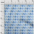 thumbnail image 2 of oneOone Polyester Spandex Light Blue Fabric Geometric Sewing Craft Projects Fabric Prints By Yard 56 Inch Wide, 2 of 5