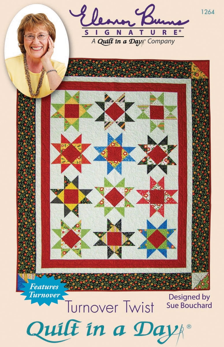 Eleanor Burns Patterns-Turnover Twist - Walmart.com - Walmart.com