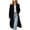 Black, variant on Womens Long Cardigans Sweaters Coats with Pockets Long Sleeve Floor Length Cable Knit Duster Button Down Open Front Chunky Knit Office Work Going Out Daily Wear (Light Gray, XL)