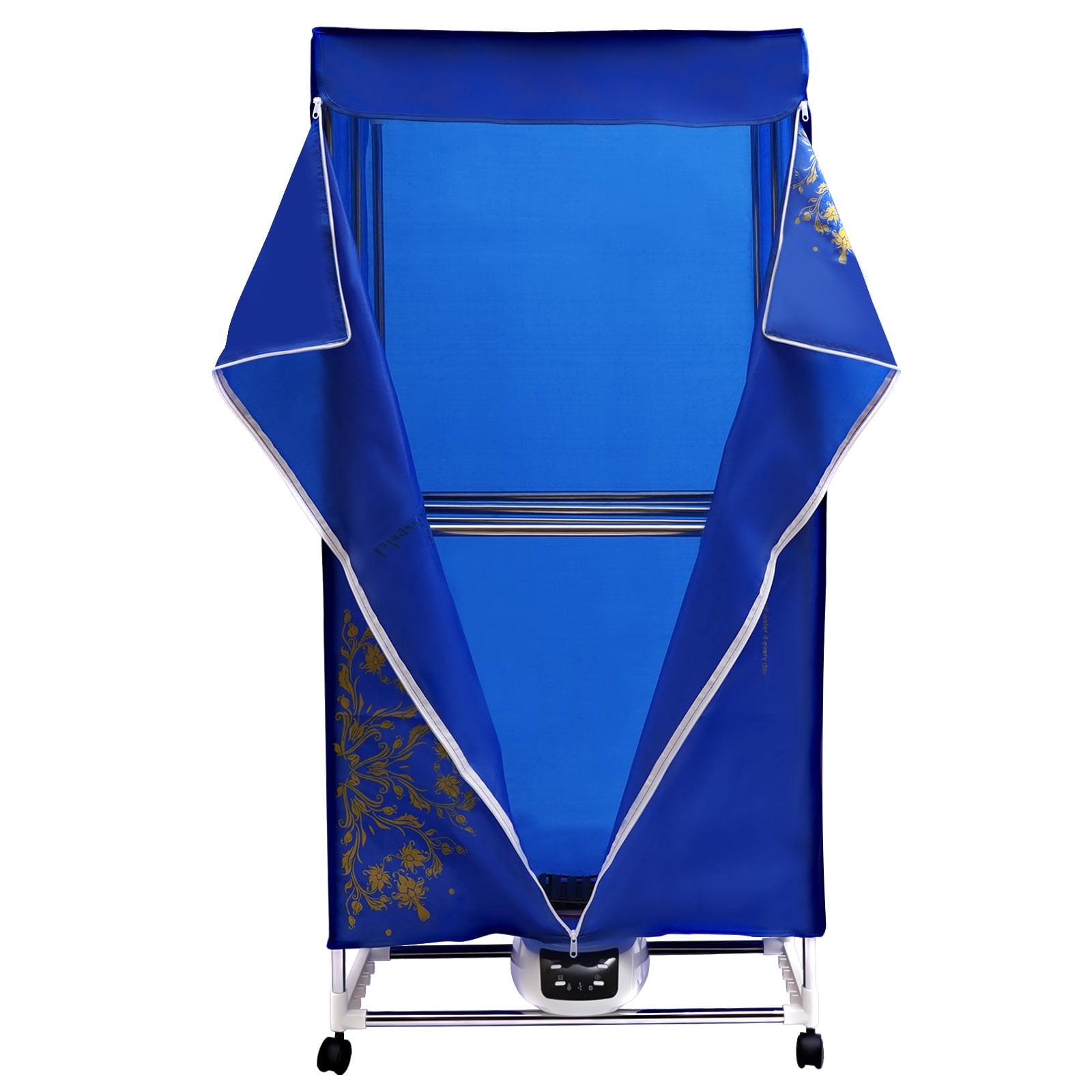 Quiet Clothes and Shoe Dryer with Remote Control, 3 Heating Modes, Over-Temperature Protection, and Adjustable Bracket Design