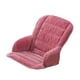 thumbnail image 4 of Cojín de asiento y respaldo de felpa para silla de escritorio con banda de fijación, cómodo y agradable para la piel, 45 x 48 x 55 cm, para accesorios Estilo L, 4 of 8