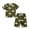 A-Army Green217, variant on Boys Summer Outfit Excavator Print Short Sleeve Tee And Shorts Two Piece Casual Playwear For Toddlers And Kids 2-14Y Stylish Outfits