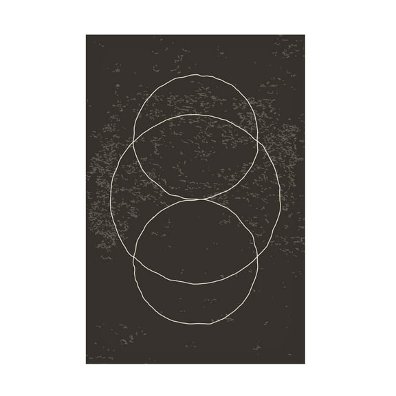 Trademark Fine Art jay stanley Black and White Minimal Set 3 Canvas Wall Art