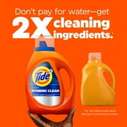 Tide Ultra Hygienic Clean Liquid Laundry Detergent, Original Scent, 132 fl oz, 94 Loads