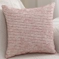 thumbnail image 1 of Funda de almohada a rayas de lujo Simple Homaxy, funda de cojín decorativa para sofá cama, funda de almohada de lino cómoda a la moda, estéticafranja roja50x50cm Deng Xun unisex, 1 of 2