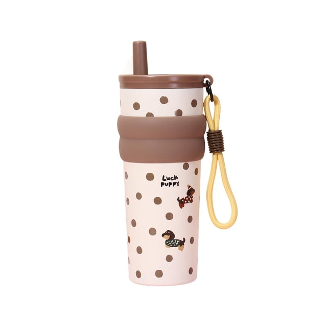 Botella de agua térmica para niños de 680 ml, portátil, para agua caliente y fría, con asa de transporte, ligera y fácil de transportar, ideal para