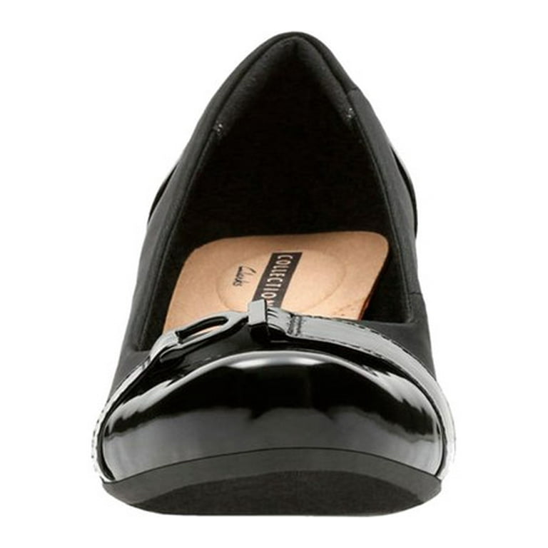 Clarks flores sales poppy wedge pump