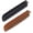 Brown, Black, variant on Leather Pencil Pouch, 2 Pcs Slim Pencil Case Portable Small Pencil Case Flat Soft Pencil Bags with Zipper Simple Makeup Bag Lipstick Case for Women Men Home, Office, Travel Outdoor (Black, Brown)