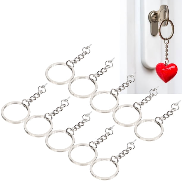 Piezas De Anillo De Llavero, Llavero De aleación De Diferentes Tamaños, Duradero, Fácil De Usar Para Conector De Clavija DIY