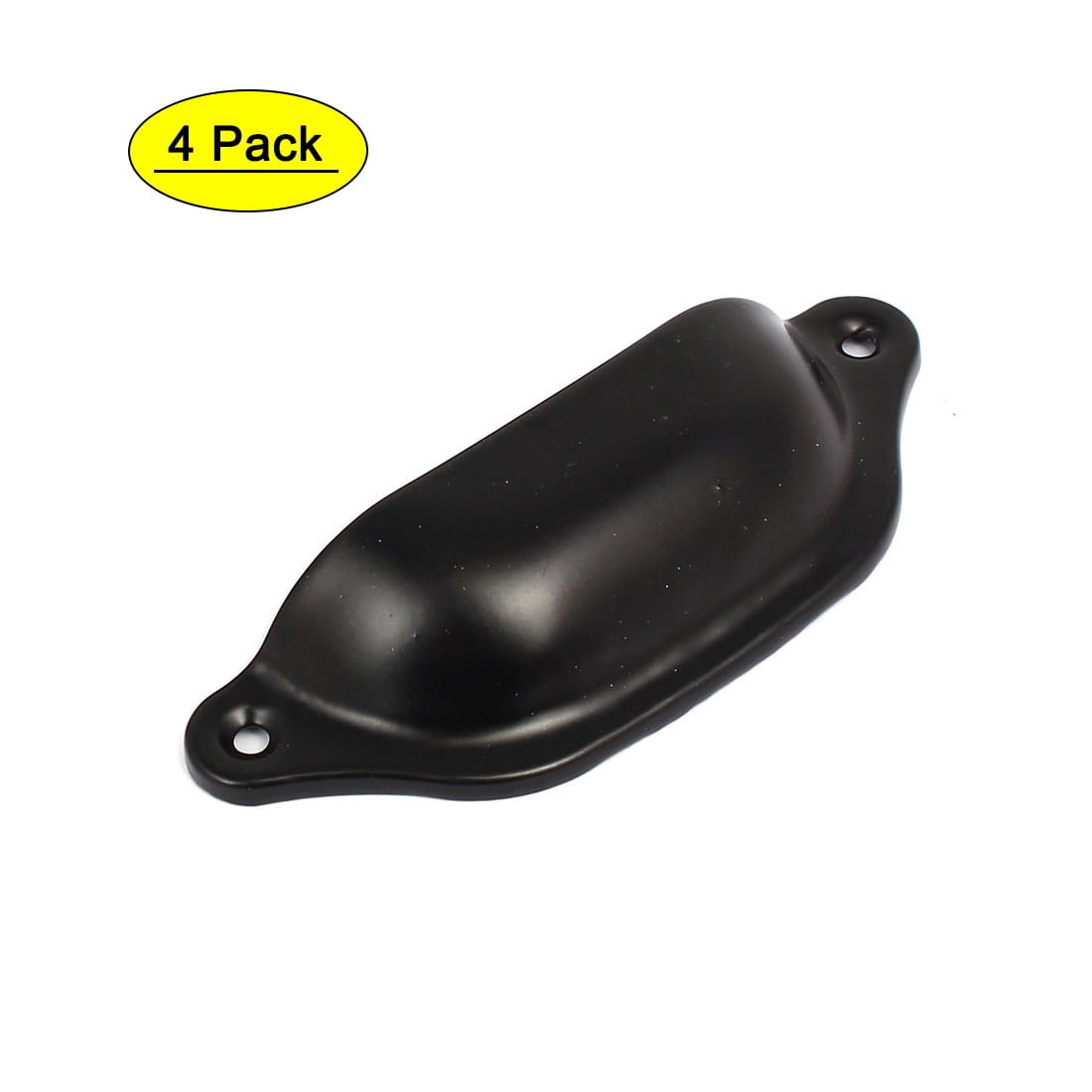 12x Black Vintage Half Moon Drawer Handles, Decorative 12x Black Vintage Half Moon Drawer Handles, Decorative
