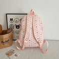 thumbnail image 6 of EDFRWWS 3Pcs Nylon Polka Dot Bow Backpack with Lunch Box And Pencil Case Students Bookbags Sets Large Capacity  (Pink), 6 of 9