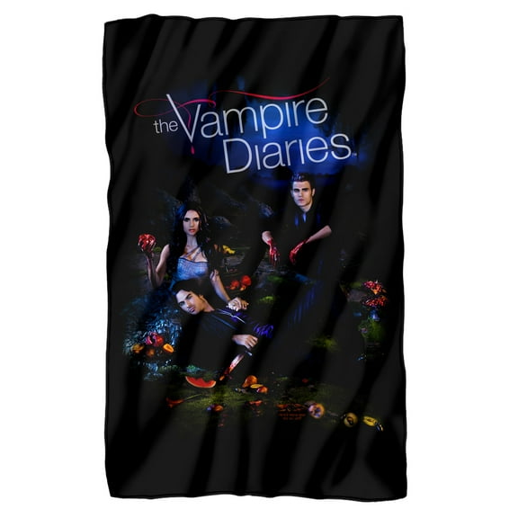 Vampire Diaries Tempted Fleece Blanket 36' x 58',Tempted