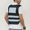 thumbnail image 4 of Cxenplz Reflective Safety Vests High Visibility Mesh Construction Vest with Reflective Strips for Men Women Outdoor Work Traffic, 4 of 9