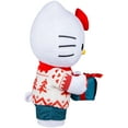 thumbnail image 5 of Christmas Holiday Greeter Hello Kitty Holding Present Sanrio 11.41 in x 11.02 in x 16.92 in 1.90 lb, 5 of 6