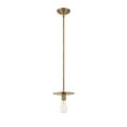 thumbnail image 4 of Trade Winds Lighting 1-Light Pendant Light In Natural Brass, 4 of 6