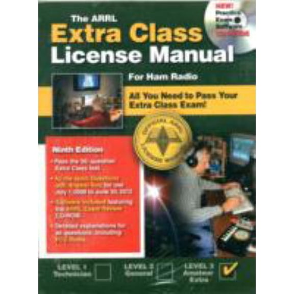 Pre-Owned The ARRL Extra Class License Manual for Ham Radio (Paperback) 087259887X 9780872598874