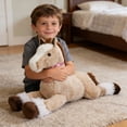 thumbnail image 2 of zhonghuaying Giant Horse Stuffed Animal Cute Horse Plush Toy 35 inch for Girls Boys (ma 90cm), 2 of 7