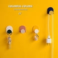 thumbnail image 4 of Adhesive Wall Hooks, 4 Pack Heavy Duty Utility Waterproof Geometric Hooks, 4 of 5