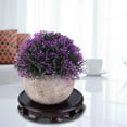 thumbnail image 2 of Wood Round Base, Delicate Round Base, Retro And Nostalgic Durable For Home Tea Cups, 2 of 8