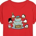 thumbnail image 3 of Disney - Donald Duck & Family - Donald's Anniversary - Juniors Ideal Flowy Muscle T-Shirt, 3 of 4