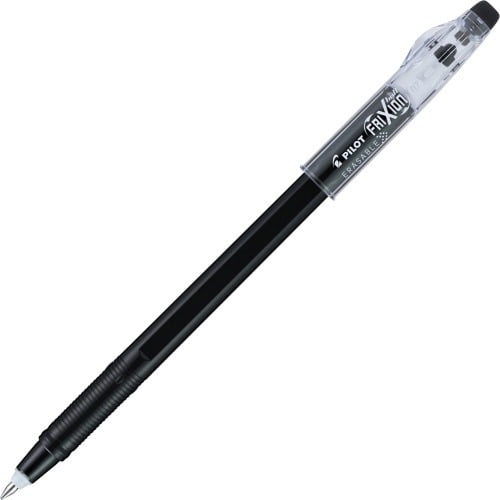 Pilot FriXion ColorStix Ballpoint Pen Black Gel-based Ink - 12 / Dozen