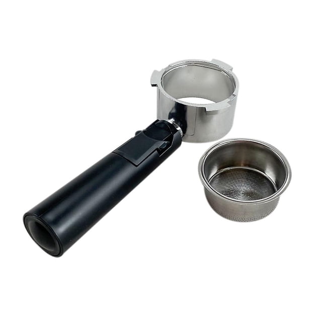 Portafiltro sin fondo Yashi para cafetera EC680/EC685 51 mm negro plateado