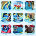 thumbnail image 6 of Neche Inflatable Water Slide, 106.59" x105.77" x54.78"Large Bounce House,Indoor/Outdoor Kids Bouncy Castle with 480W Blower, 6 of 10