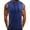 Blue, variant on Bcfgryg Men's Hooded Vest Sleeveless Top Basketball Running Fitness Wear Lightweight Men's Vest