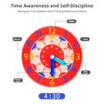 thumbnail image 4 of Lttoisl EduLearn Kids Wooden Learning Clock, Educational Time Telling Math Tool for Preschool & Elementary Students, Analog & Digital Concepts, Interactive Hour Minute 24-Hour Practice, 4 of 8