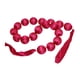 thumbnail image 2 of Guirnalda de bolas de espuma, adornos suaves hechos a mano, proyectos de bricolaje, decoración de bodas, pancarta de bolas de espuma para fiestas, Rojo, 2 of 8