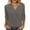 Gray-Tops, variant on Inverlee Womens Scalloped V Neck Tees 3/4 Sleeve Soft Stretch Tops Summer Casual Daily Wear Blouses Blue M