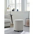 thumbnail image 1 of Hometrends  Boucle Storage With Lid, 1 of 8