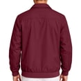 thumbnail image 4 of FchengtaiS Men's Full Zip Up Bomber Jackets Long Sleeve Turndown Collar Lightweight Coat Windproof Outerwear with Zip Pocket, 4 of 7