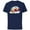 Navy, variant on Disney PIXAR Up Carl, Russell & Dug Holiday Sleigh Ride - Short Sleeve Cotton T-Shirt for Adults - Customized-Royal Heather