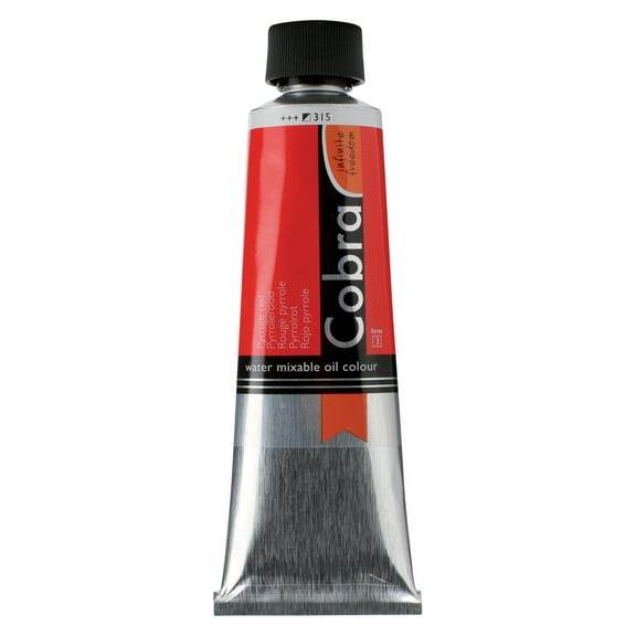 Cobra Water Mixable Oil Colour 150ml, Pyrrole Red