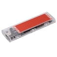 thumbnail image 2 of Adaptador de disco duro externo 10Gbps transparente NVME M.2 a tipo C USB3.1 Gen2 convertidor CaseRed, 2 of 14