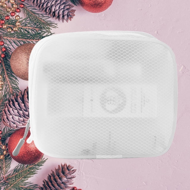 UPOUART 1Ud Organizadora Impermeable Para Maquillaje Con Cremallera Y Espaciosa