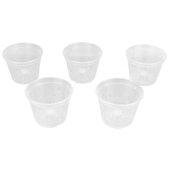 Repotting Orchid Pots, Plastic Optimal Drainage Orchid Flower Pot For Indoor