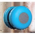 thumbnail image 3 of Altavoz Bluetooth para ducha con micrófono incorporado, 6 horas de tiempo de reproducción, botones de control y ventosa dedicada (azul), 3 of 5